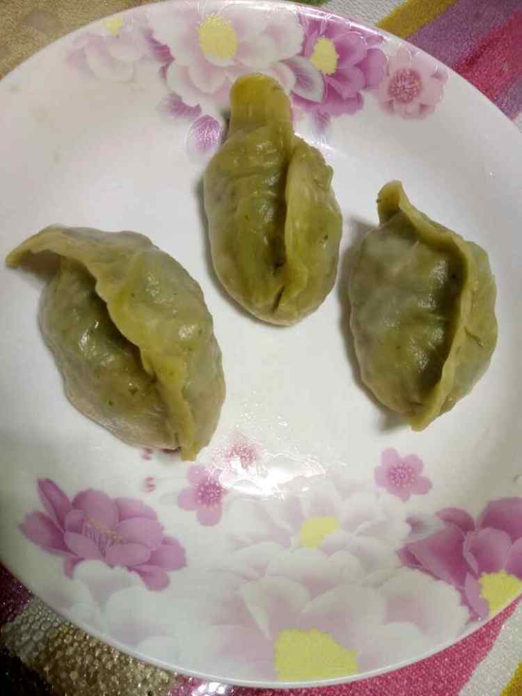 双面荠菜蒸饺