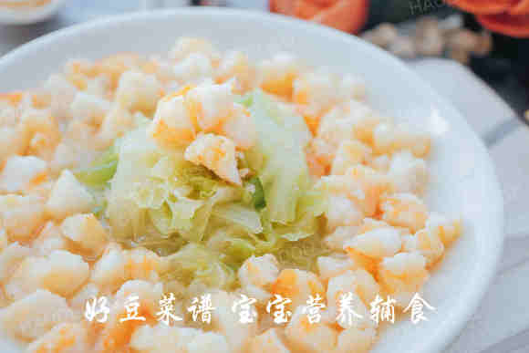 白菜虾仁粥