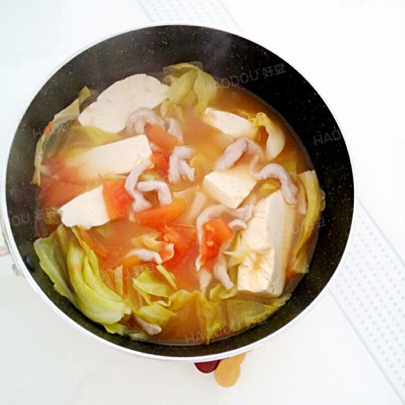 豆腐白菜肉汤