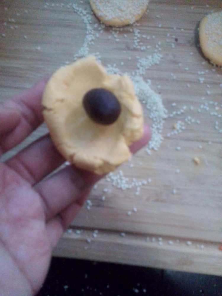 豆沙南瓜饼