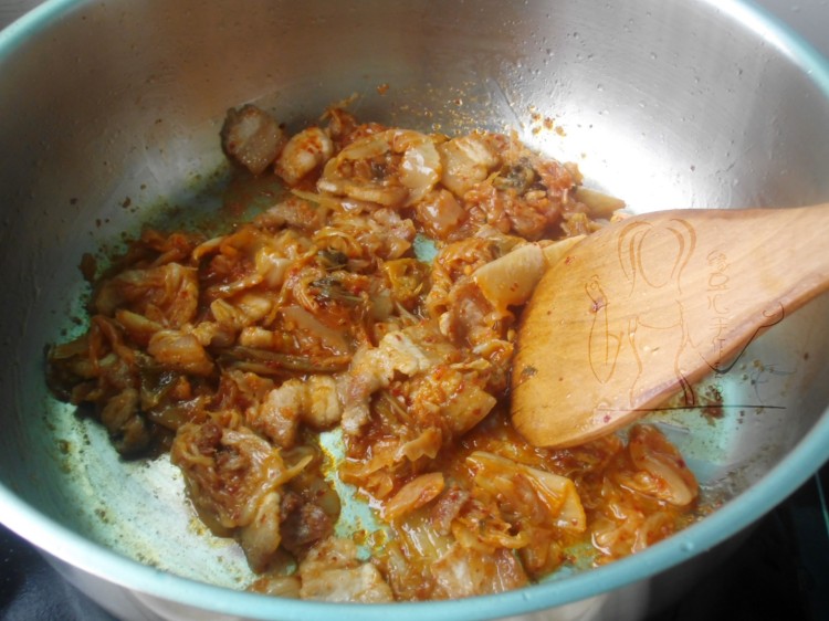 泡菜海鲜豆腐煲
