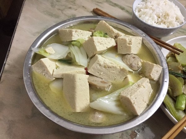 大杂烩冻豆腐肉丸大白