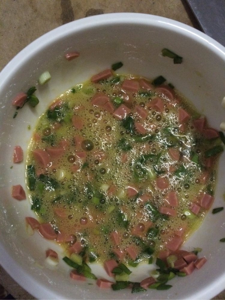 蒜香火腿蛋