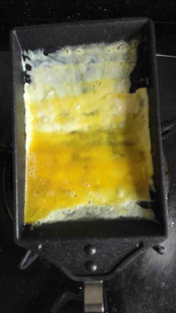 豆沙鸡蛋卷饼