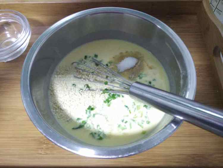 葱香牛奶鸡蛋饼