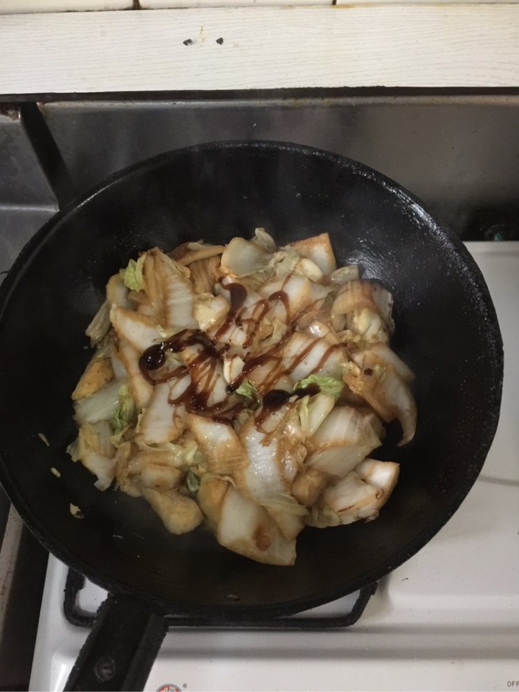 白菜海米炖豆腐