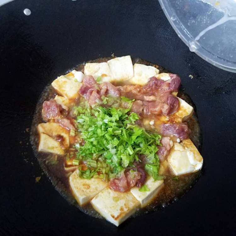 豆腐肉片