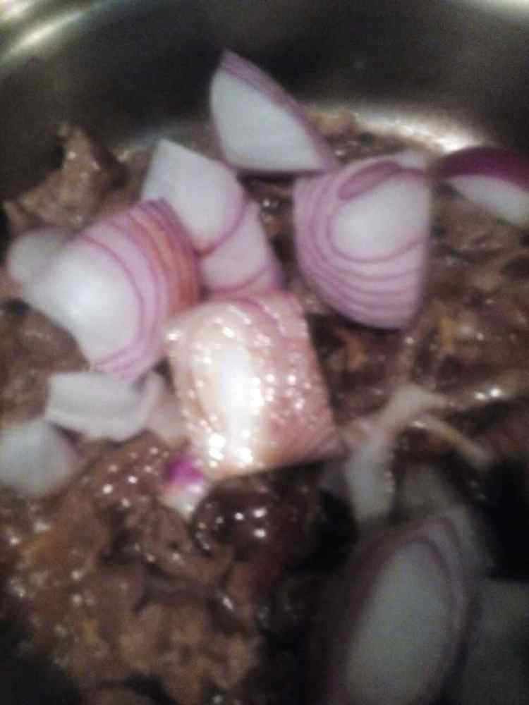 牛肉丝炒油菜