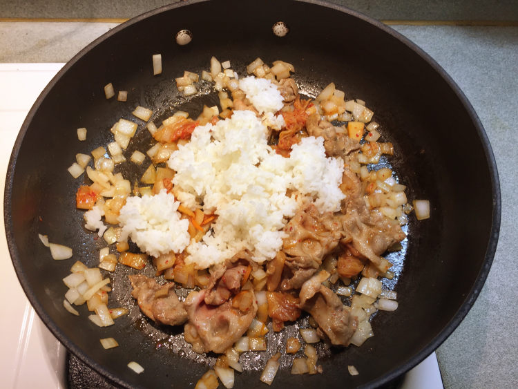 焗烤泡菜烧肉饭