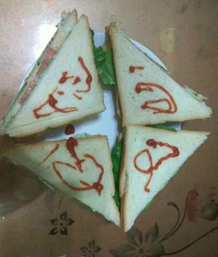 面包夹饼