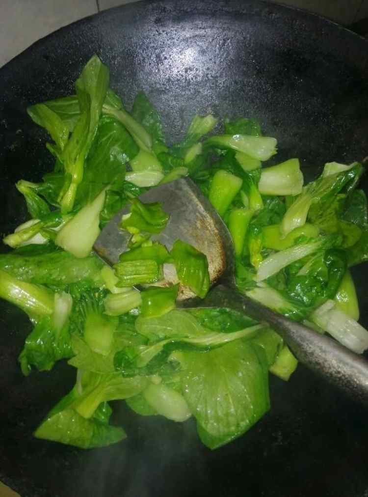 白菜青椒炒豆腐