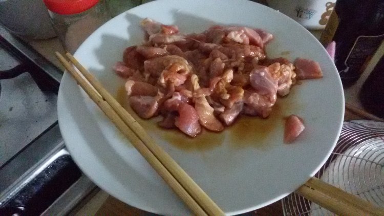 花菜炒肉片