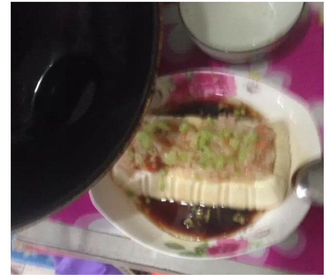 虾蓉蒸豆腐