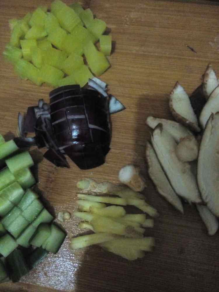 香菇煎培根