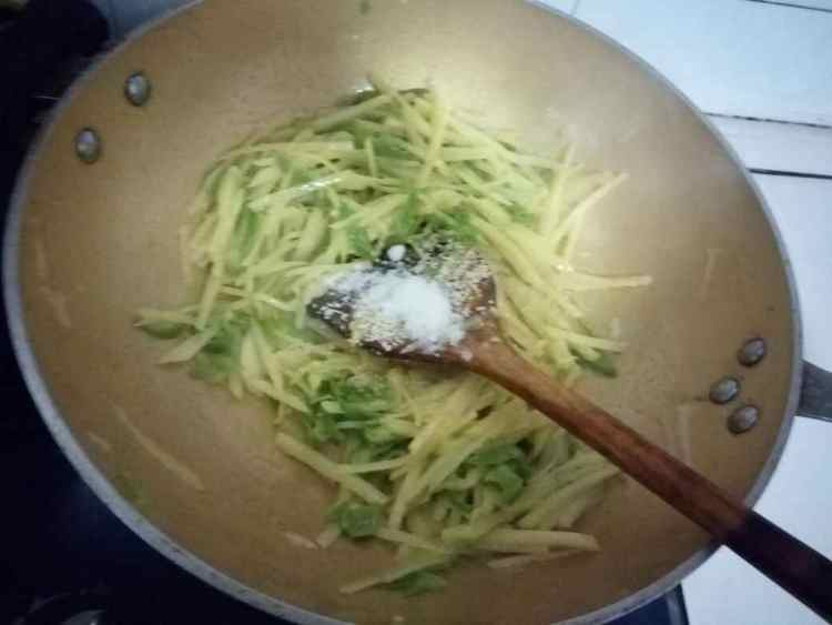 青椒土豆丝