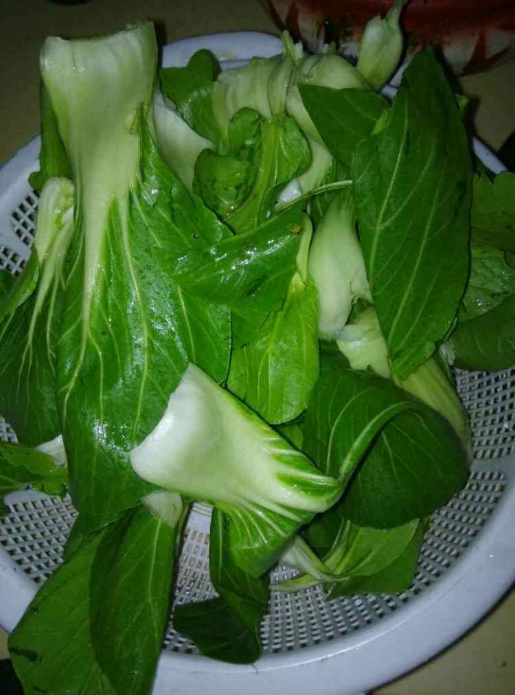 芹菜炒小白菜