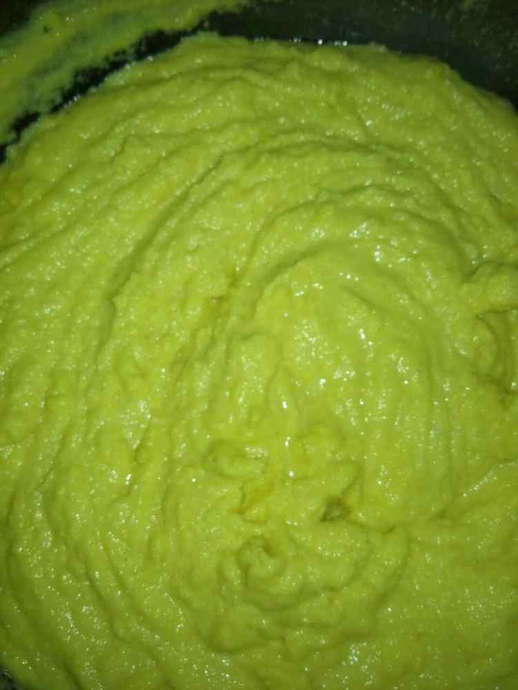 土豆油菜玉米面饼
