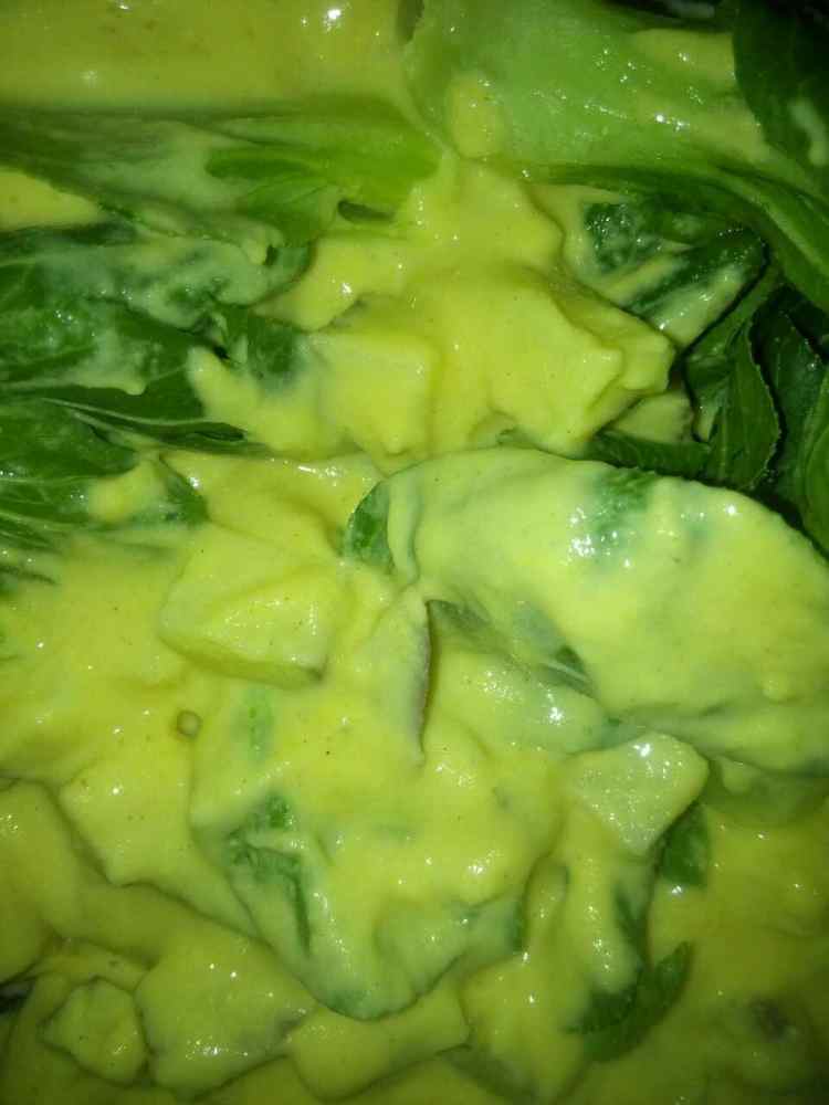 土豆油菜玉米面饼