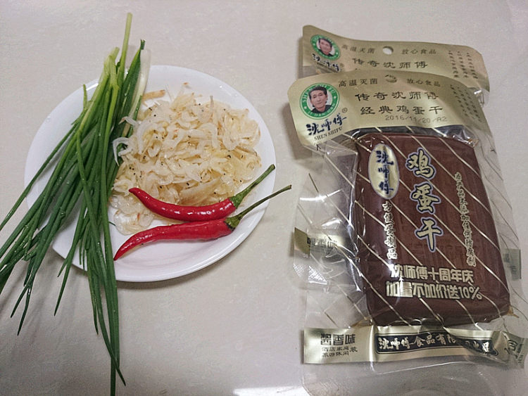 香酥虾皮鸡蛋干#沈师