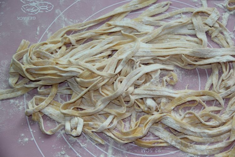 南瓜香菇肉酱面