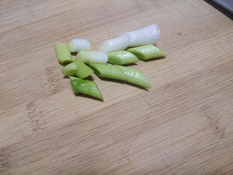 青菜鸡蛋煮豆丝