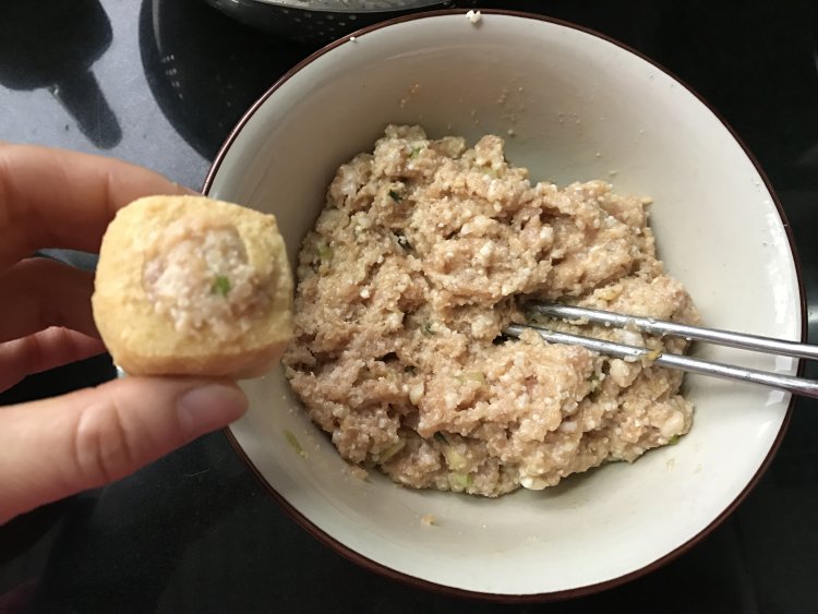 油豆腐酿#本味家乡菜#