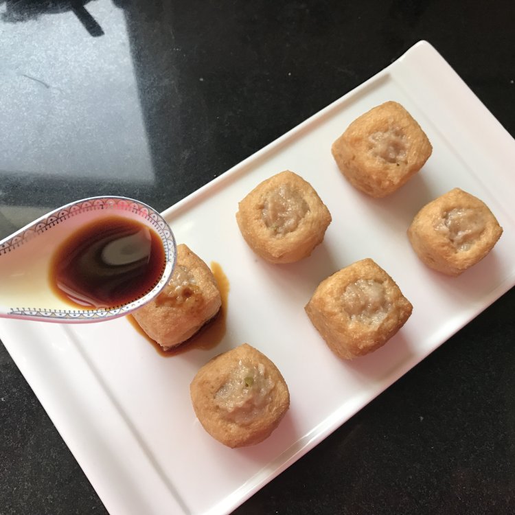 油豆腐酿#本味家乡菜#