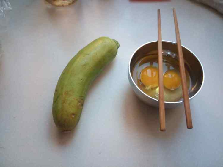 茭瓜炒鸡蛋