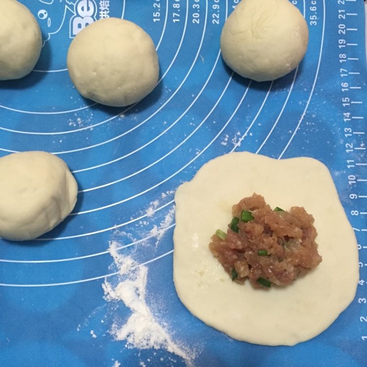 葱香猪肉饼#本味家乡