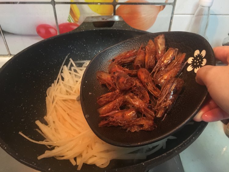 虾油萝卜丝