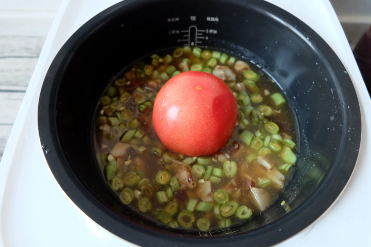 豆角腊肠番茄饭