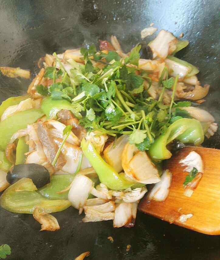 腊肉炒白菜