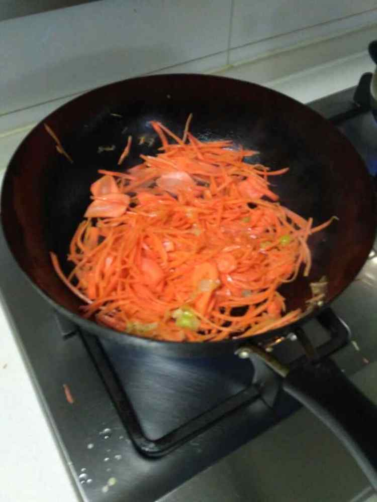 胡萝卜炒鸡蛋