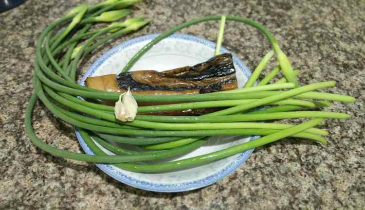 蒜苔炒腊肉