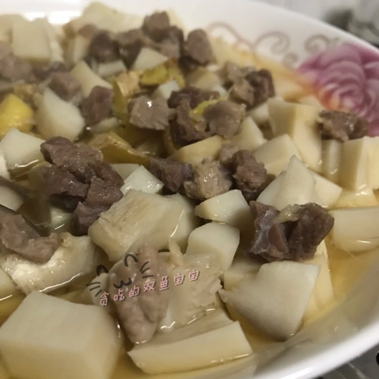 杏鲍菇蒸肉粒