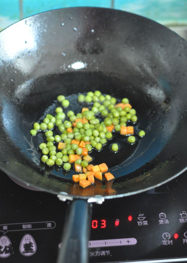 豌豆炒虾仁#本味家乡
