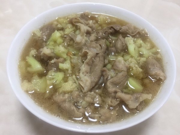 羊肉花菜汤