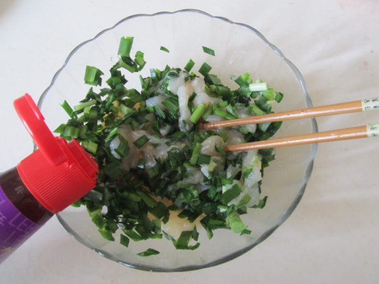 龙利鱼韭菜春卷