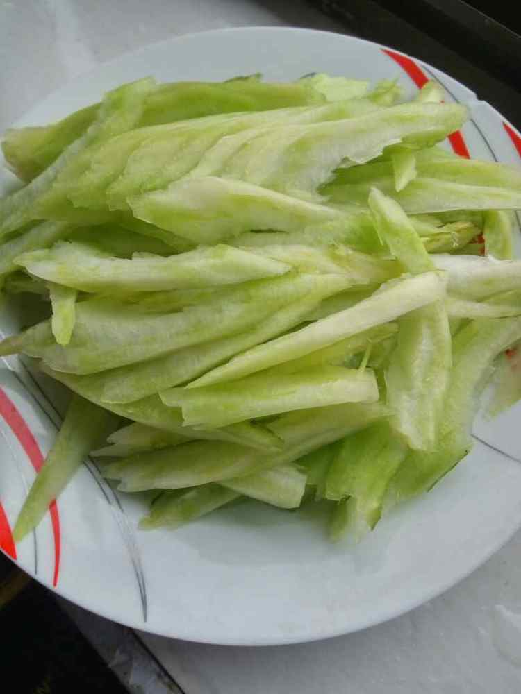 腊肉炒芥菜梗