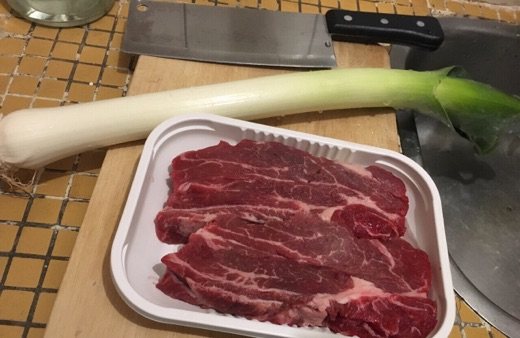 大葱炒牛肉