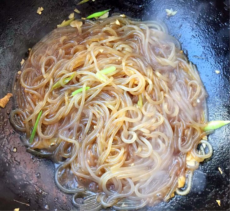 芹菜炒粉条