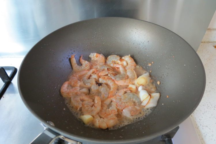 葱爆虾仁
