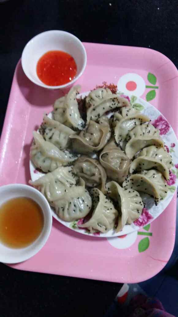 煎饺子