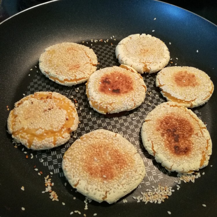 南瓜芝麻饼