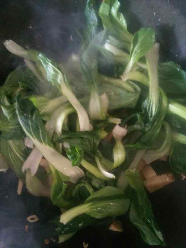 冻豆腐炒青菜