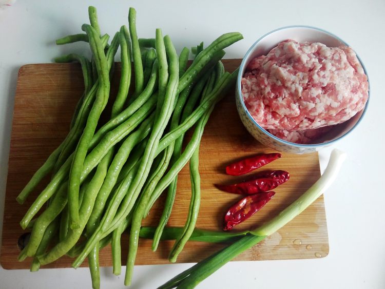 四季豆肉沫