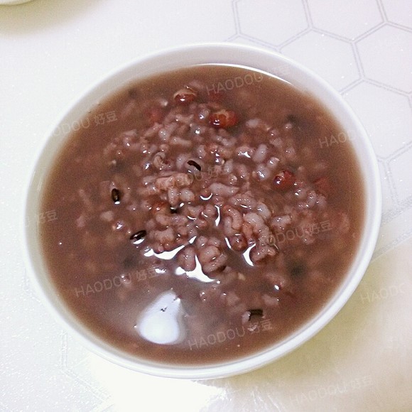 红豆黑米粥