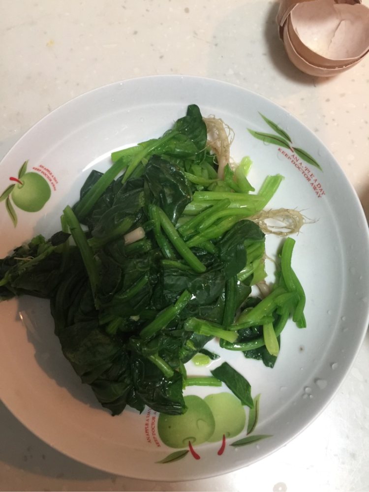 菠菜烧鸡蛋