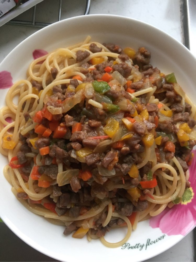 番茄肉末意面