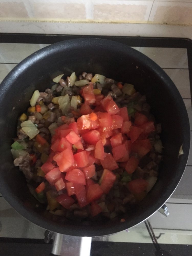 番茄肉末意面